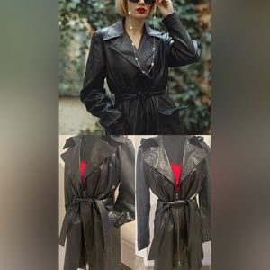 REAL LEATHER vera pelle jacket/dress